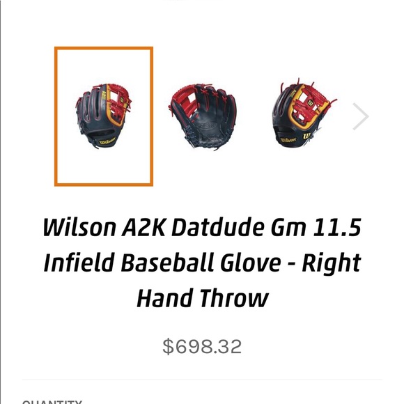Wilson Other - Wilson A2K Datdude Gm 11.5 Infield Baseball Glove